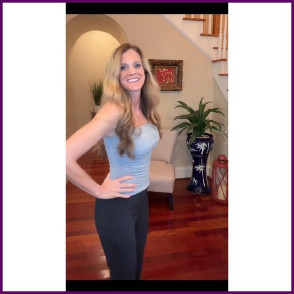 High Waist Bootcut Work Pants with Pockets Tummy Control Yoga Slacks - Picture 6 of 6